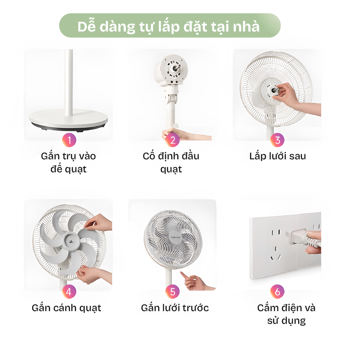 quat-3001-11 Quạt điện, quạt cây Fujihome SF3001