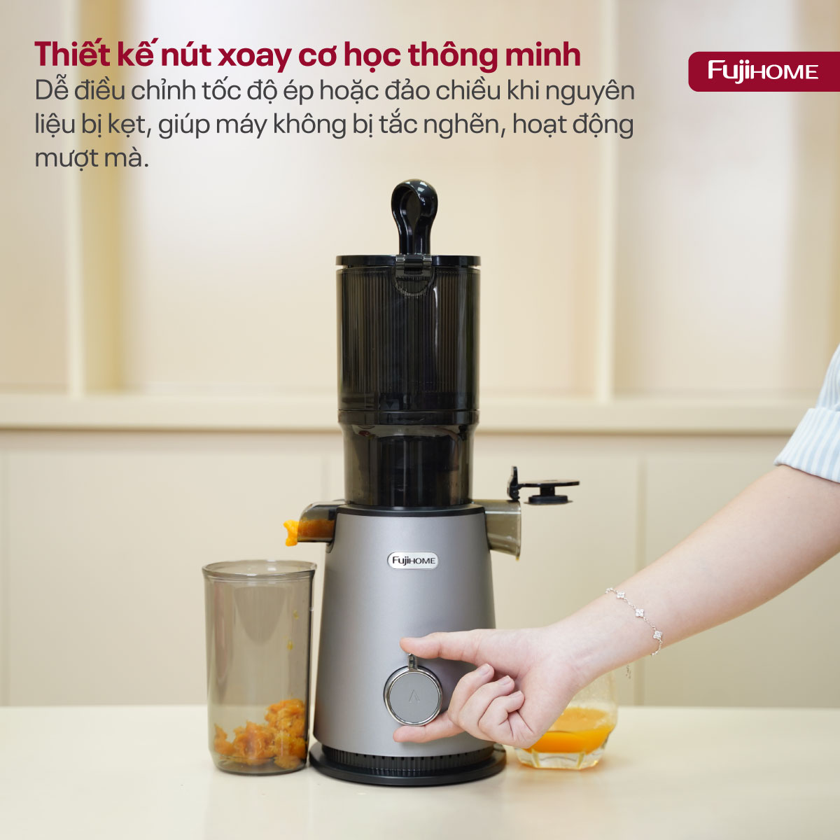 sj50c-08 Máy ép chậm nguyên quả Fujihome SJ50C