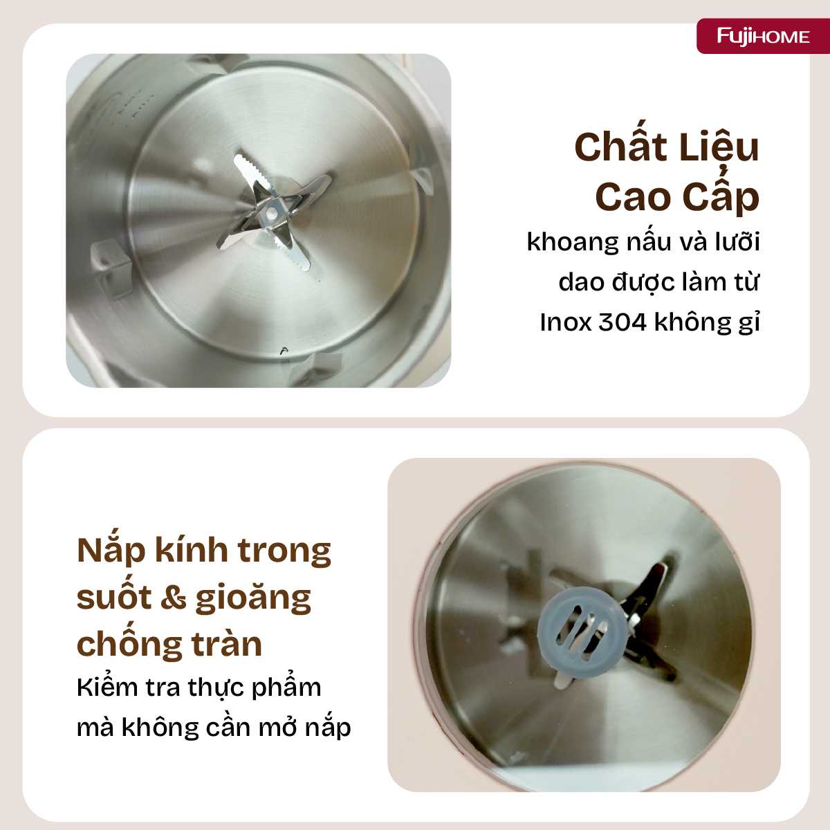 Máy làm sữa hạt đa năng Fujihome SM01B