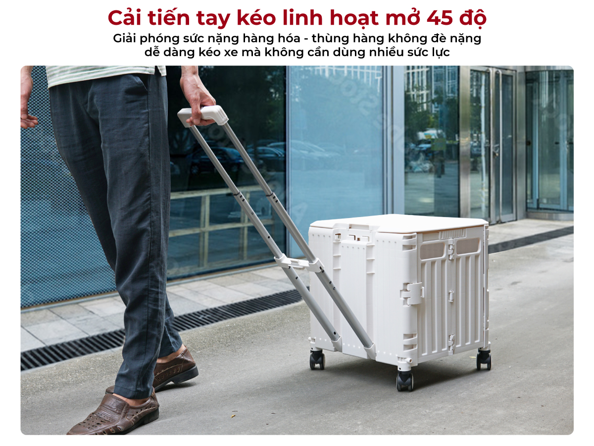 Xe kéo hàng đi chợ rút gọn FUJIHOME PT-35F