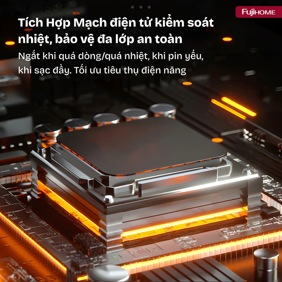 vc01-15 Máy hút bụi cầm tay không dây Fujihome VC01
