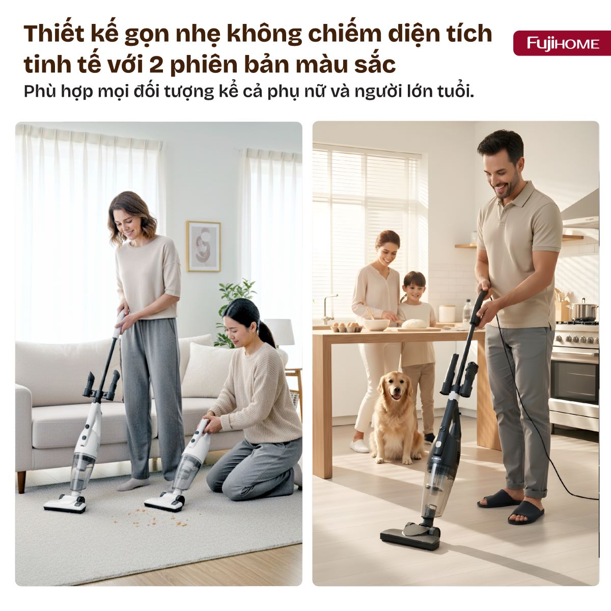 Máy hút bụi cầm tay Fujihome VC06